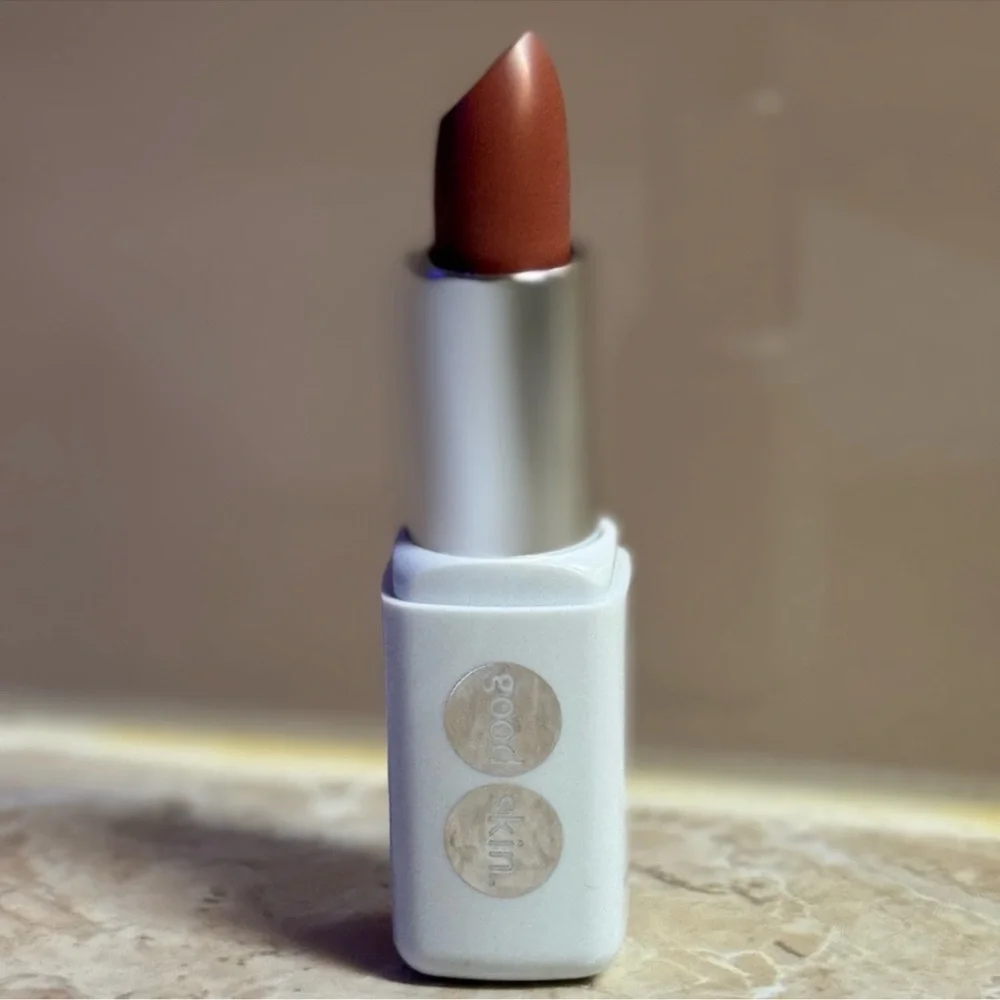 Good Skin Natural Shine Lipstick 04 Spiced Tea Mauve Red New in Box